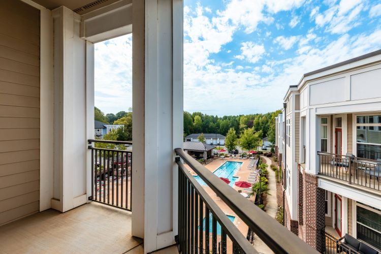 Apartments at holly crest luxury apartment with balcony overlooking pool