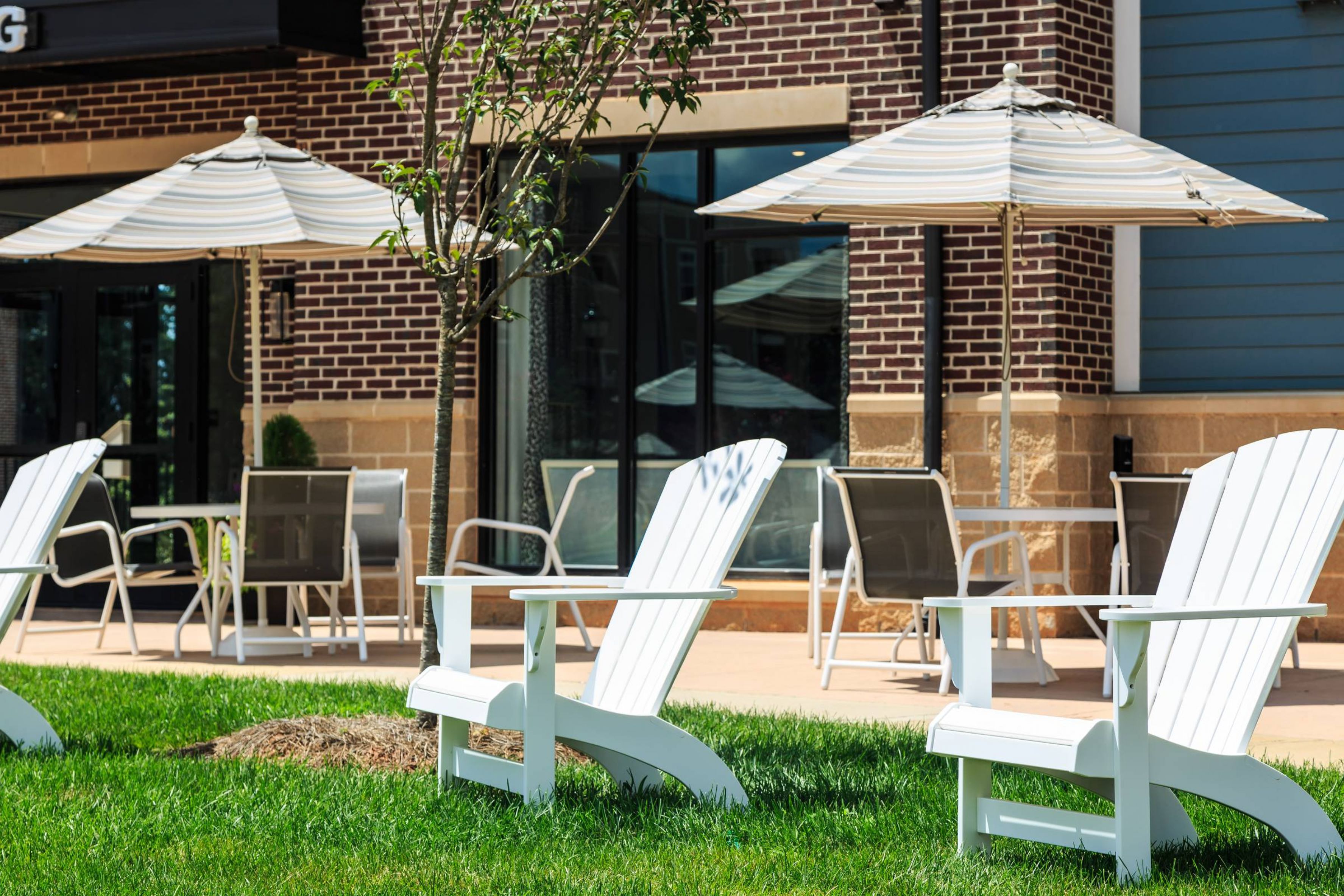 Apartments at holly crest resident picnic lawn area amenity