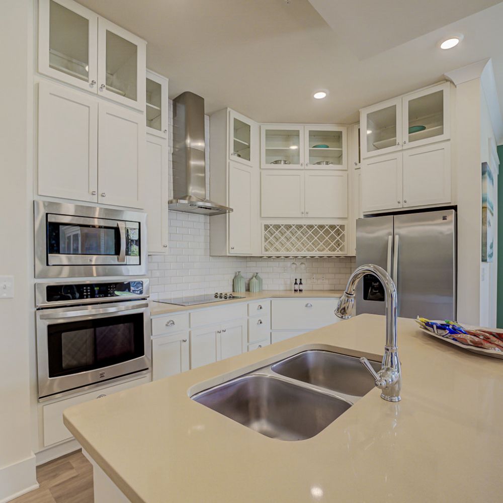 Apartments at Holly Crest Luxury kitchen interior with modern finishes