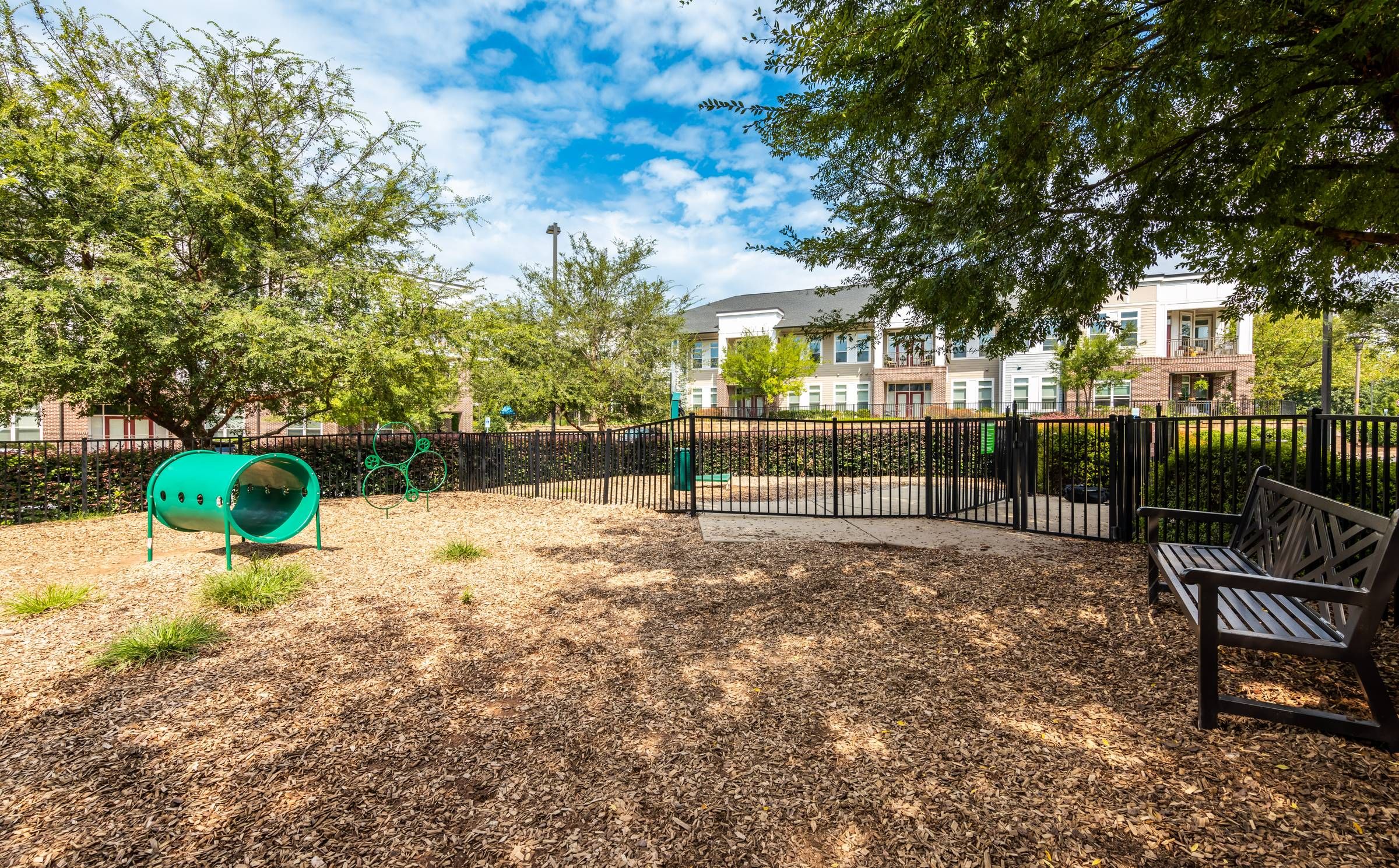 Apartments at holly crest resident dog park amenity